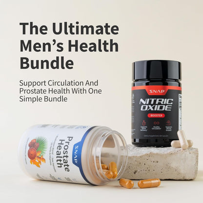 Prostate Health & Nitric Oxide Supplement Bundle for Men